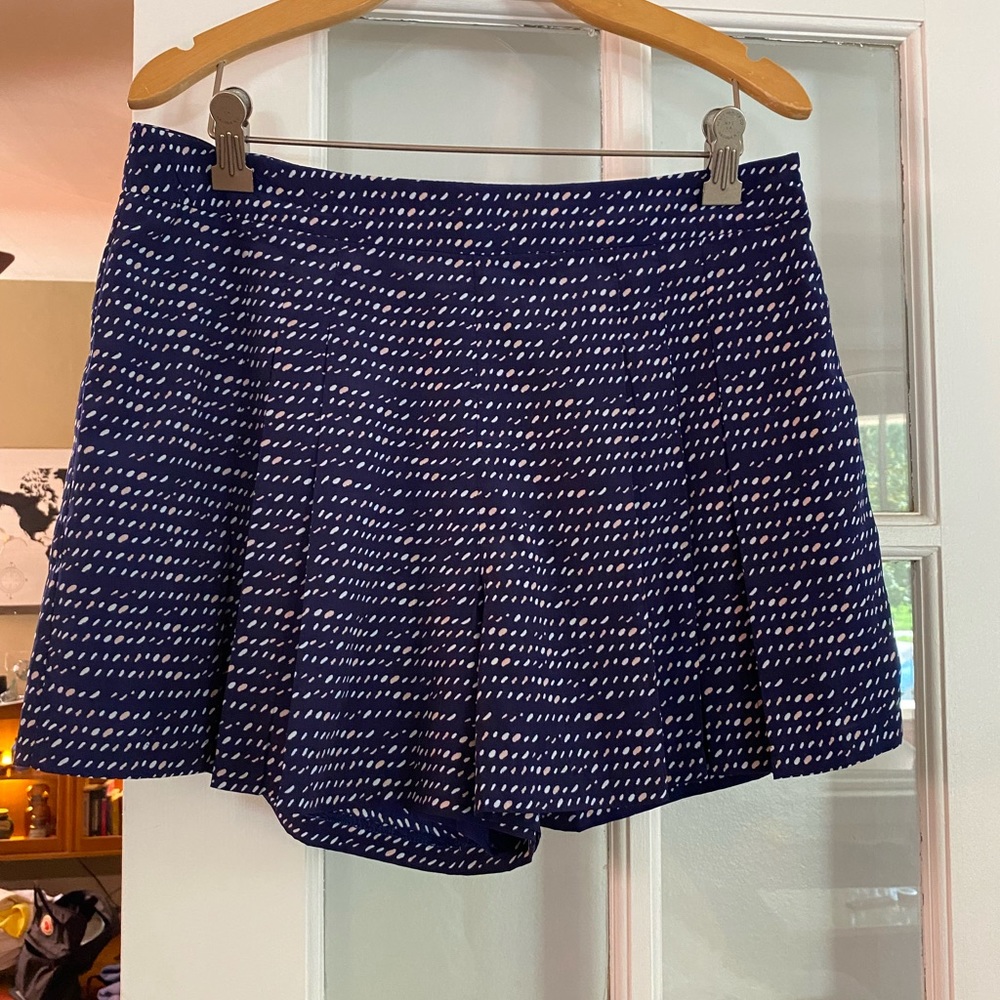Olive and oak flowy shorts